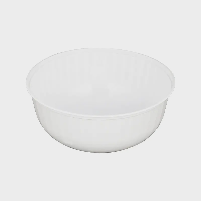 Contenedor de almacenamiento de pasteles de plástico transparente y liso