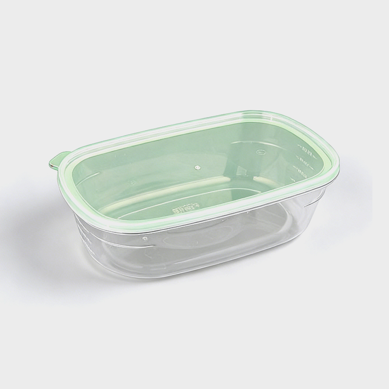Contenedores de almacenamiento de alimentos de plástico herméticos rectangulares personalizables