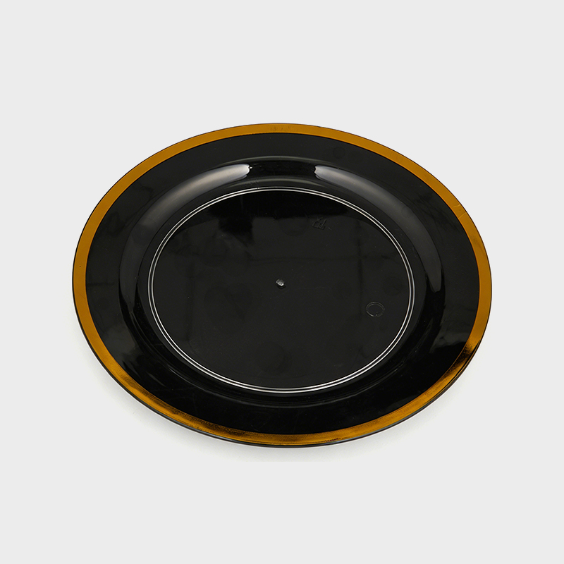 Plato de fiesta desechable con diseño de encaje