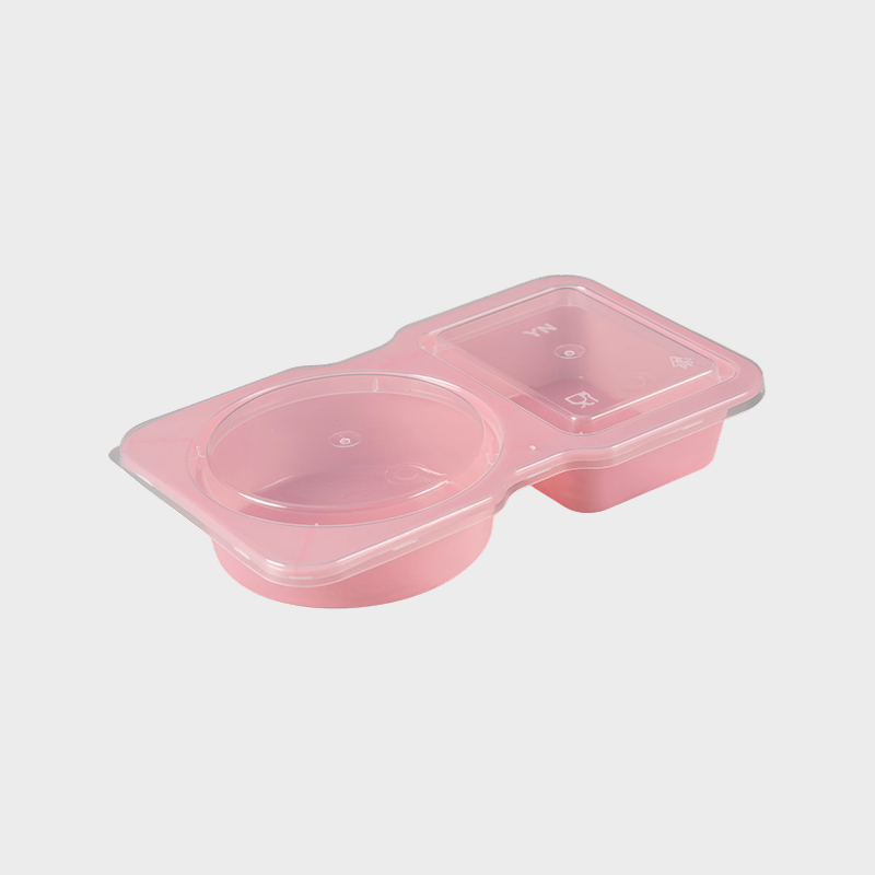 Caja de comida de plástico transparente a prueba de fugas PFB073