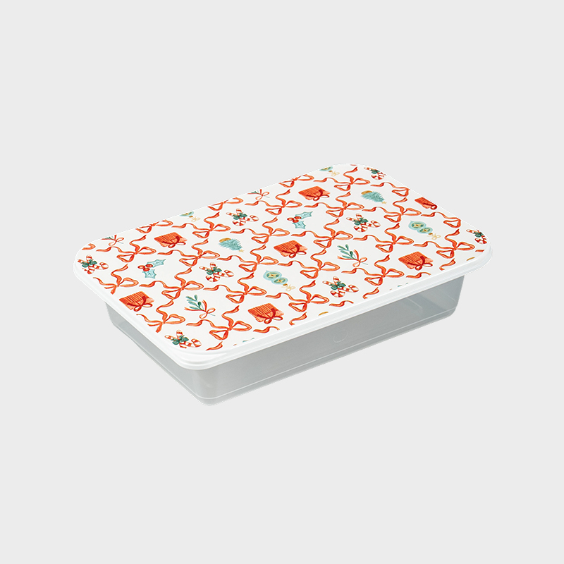 Juego de 3 piezas para snacks con tapa con clip PFS001/PFB070