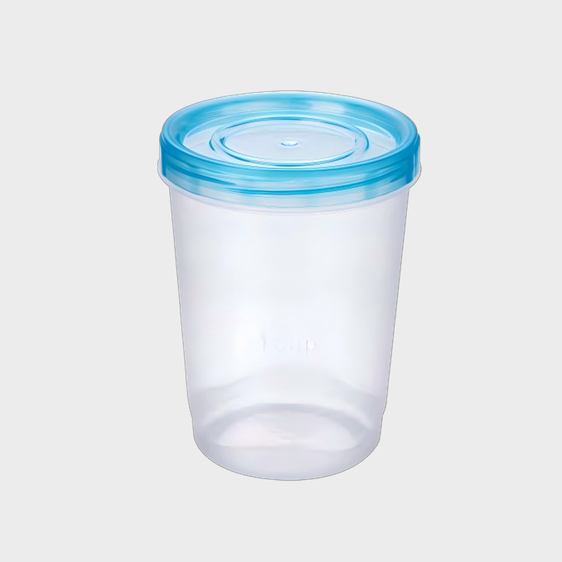 PFB020 Taza industrial de almacenamiento de postres congelados de PP de alto cilindro, 946 ml (1 cuarto de galón)